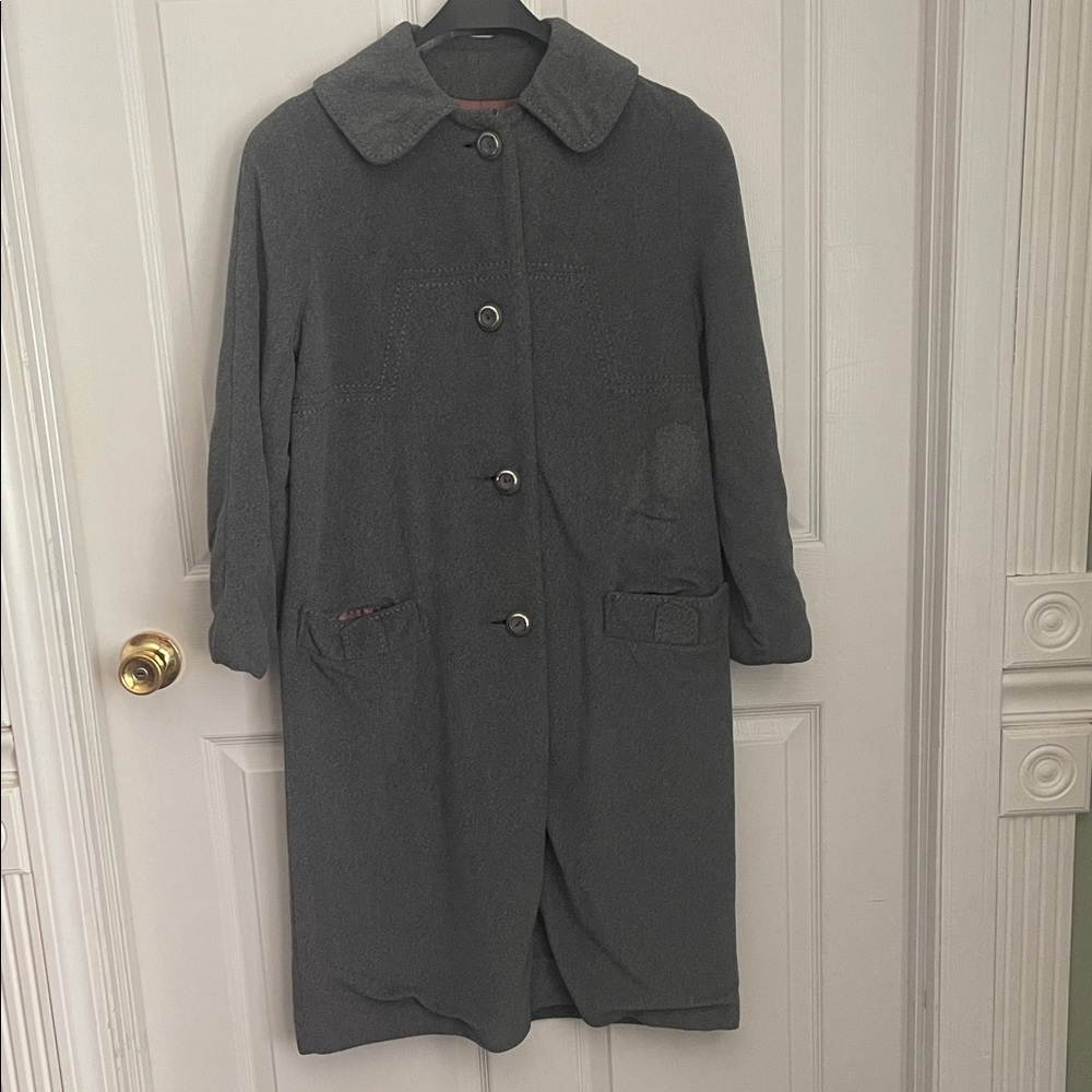 Classic Charcoal Trench Coat for Women